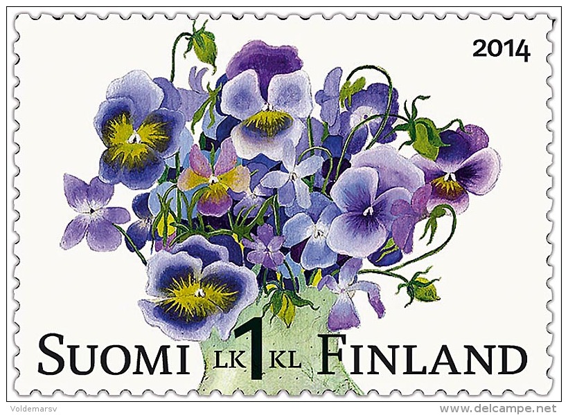 Finland 2014 Mih. 2313 Flowers. Bunch Of Violas MNH ** - Unused Stamps