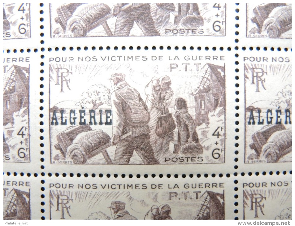 ALGERIE - Lot de fragments de feuilles - Quantité - A voir - P17335