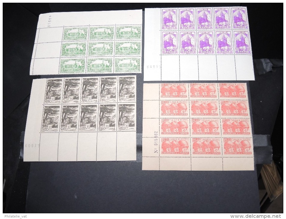 ALGERIE - Lot de fragments de feuilles - Quantité - A voir - P17335