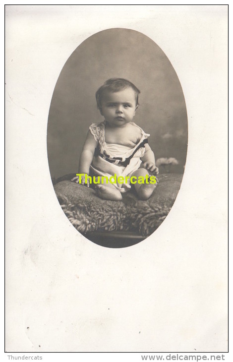 CARTE DE PHOTO PATURAGES ENFANT BEBE FILLE - Colfontaine