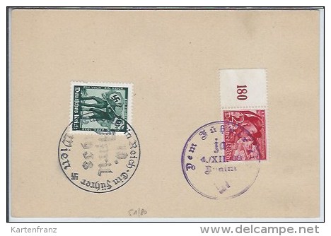 Beleg Postkarte DR Deutsches Reich Ostmark Österreich - O Wien / Znaim Niederdonau 1938 - SST Dem Führer Ein Ja ! - Briefe U. Dokumente