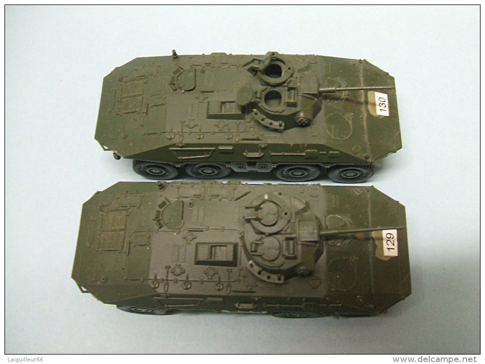 Roco Minitanks - 2x RECON SpPz LUCHS 8x8 N°129 130 Militaire Réf. 453 Occasion HO 1/87 - Véhicules Routiers