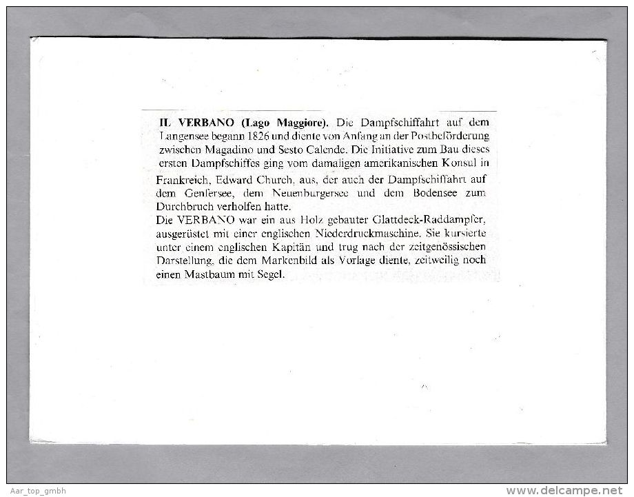 Schweiz Automatenmarken  Zu#1 IV Auf R-Brief Brissago 1978-05-12 Schiffspost - Timbres D'automates