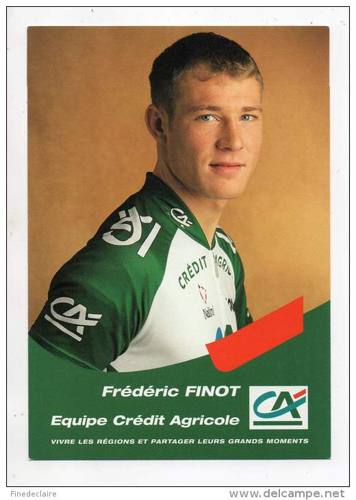 Cyclisme - Crédit Agricole 1999 - Frédéric Finot - Cyclisme