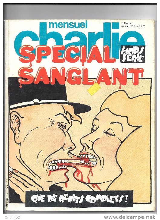 CHARLIE MENSUEL SPECIAL SANGLANT - Autre Magazines