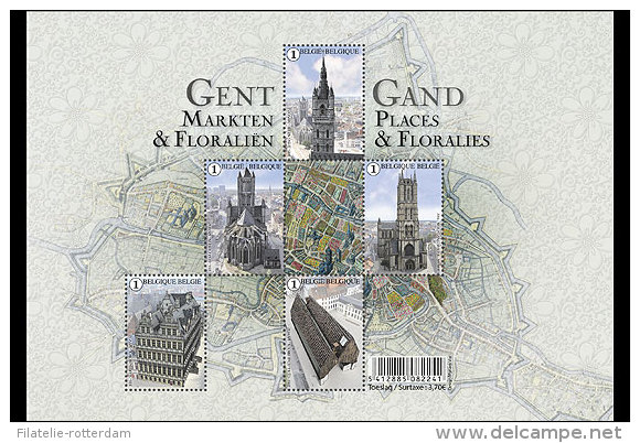 België / Belgium - Postfris / MNH - Sheet Gentse Markten 2016 NEW! - Ungebraucht