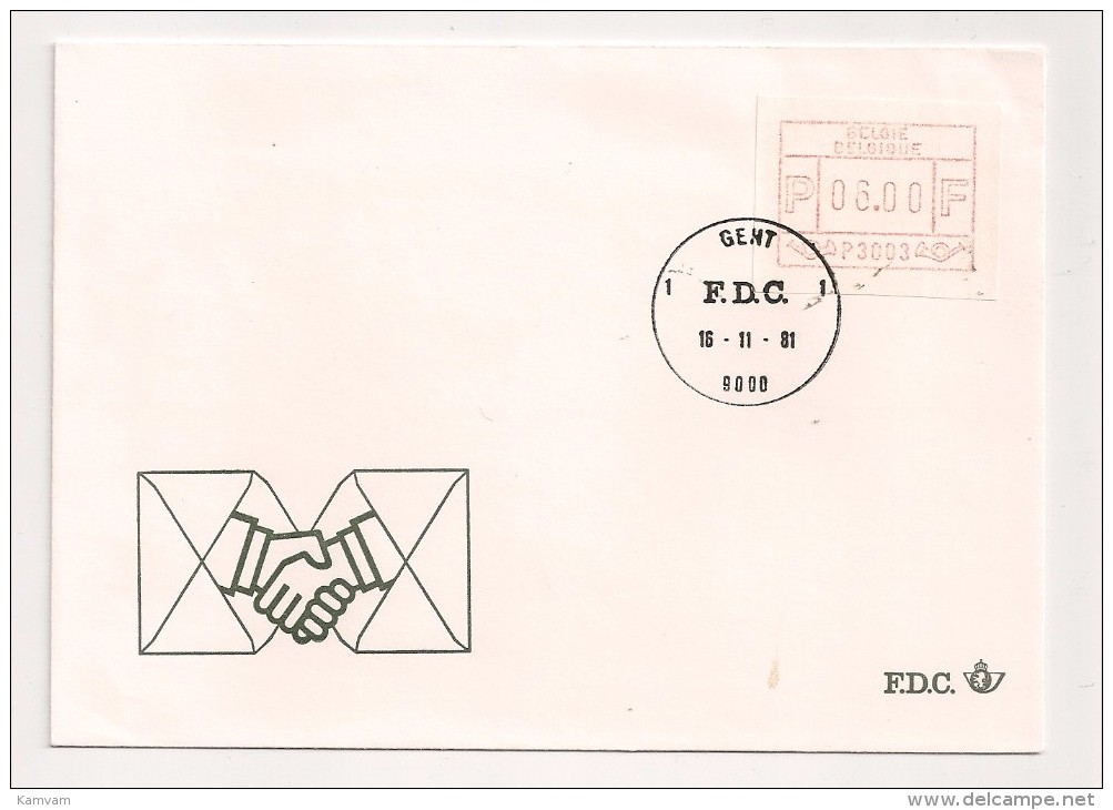 FDC ATM3 P3003 GENT 1 - 1980-99