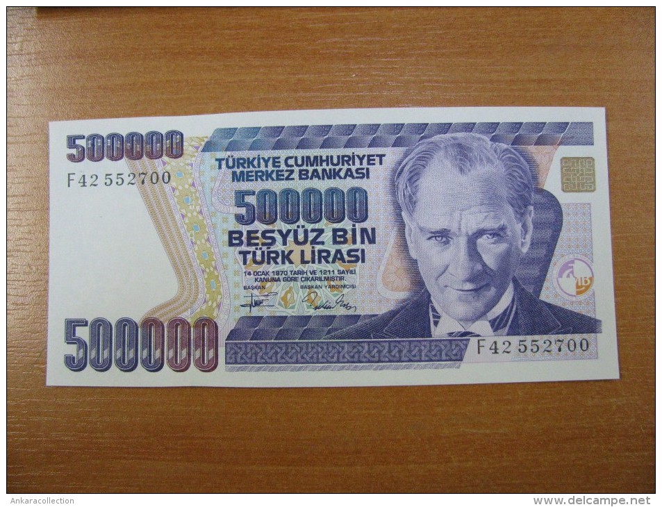 AC - TURKEY - 7th EMISSION 500 000 TL F  UNCIRCULATED - Turquie