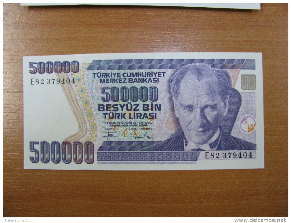 AC - TURKEY- 7th EMISSION 500 000 TL E  UNCIRCULATED - Turquia