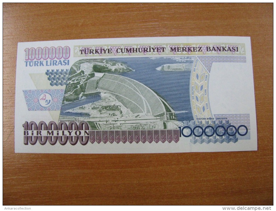 AC - TURKEY - 7th EMISSION 1 000 000 TL J UNCIRCULATED - Turquie