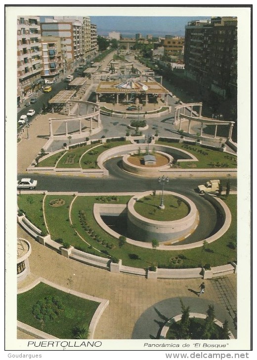 Puertollano - Panoramica De "El Bosque" - Carte 15 X 10,5 - Destination France 3 Timbres Juan Carlos - Ciudad Real