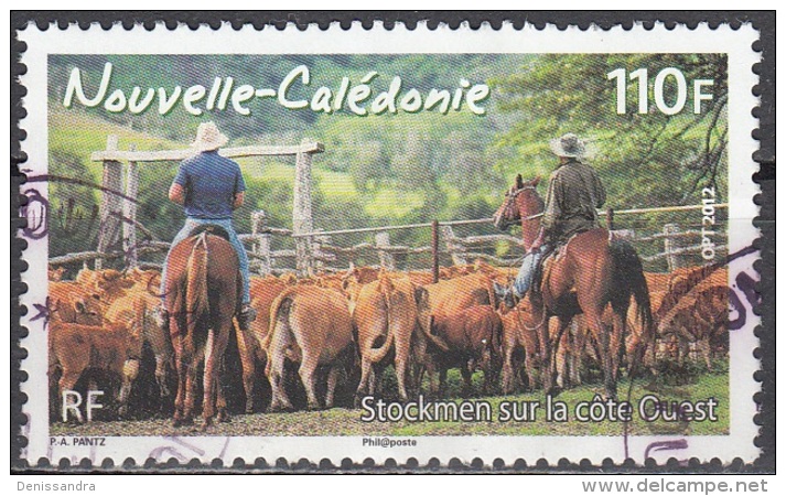Nouvelle Calédonie 2012 Yvert 1157 O Cote (2015) 1.80 Euro Paysage Stockmen Sur La Côte Ouest Cachet Rond - Gebruikt
