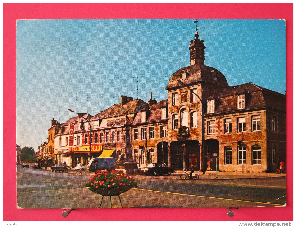 Carte Très Peu Courante - Belgique - Saint Ghislain - Place Des Combattants - 1973 - Joli Timbre - Scans Recto-verso - Saint-Ghislain