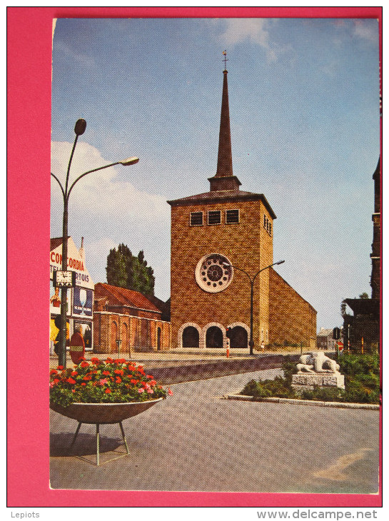 Carte Très Peu Courante - Belgique - Saint Ghislain - L'Eglise - Joli Timbre - Scans Recto-verso - Saint-Ghislain