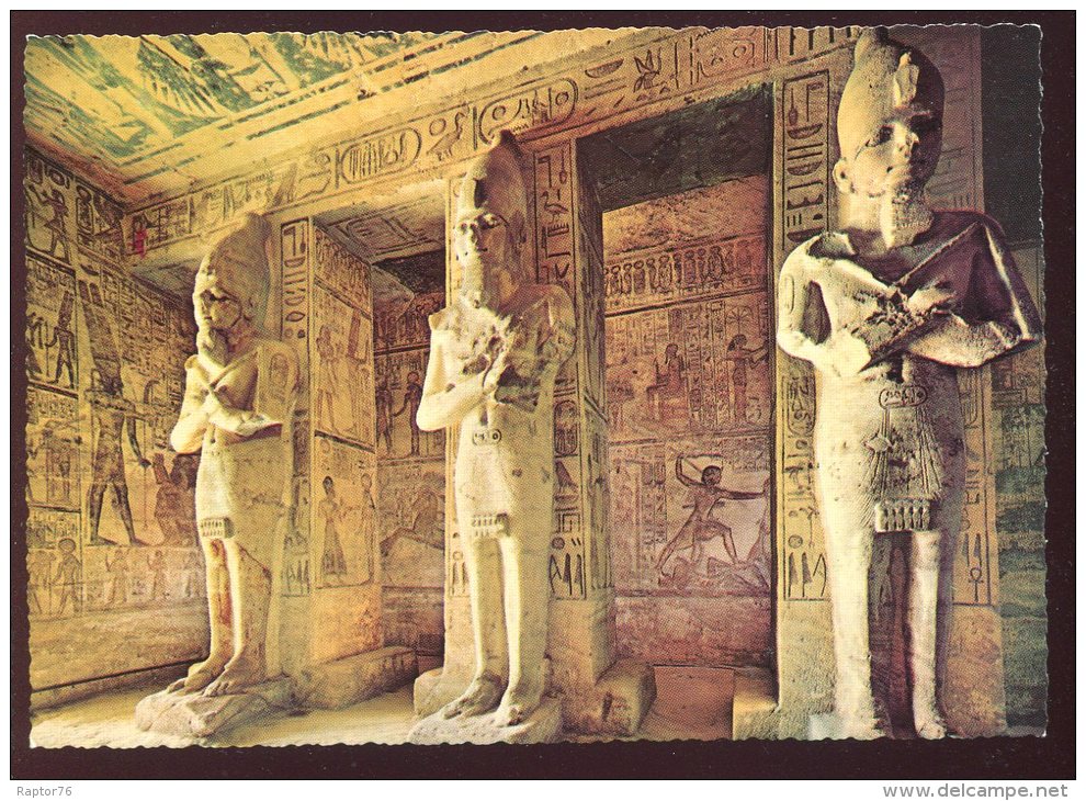 CPM Neuve Egypte ABU SIMBEL Hypostyle Hall Salle Des Piliers Dans Le Grand Temple - Abu Simbel Temples