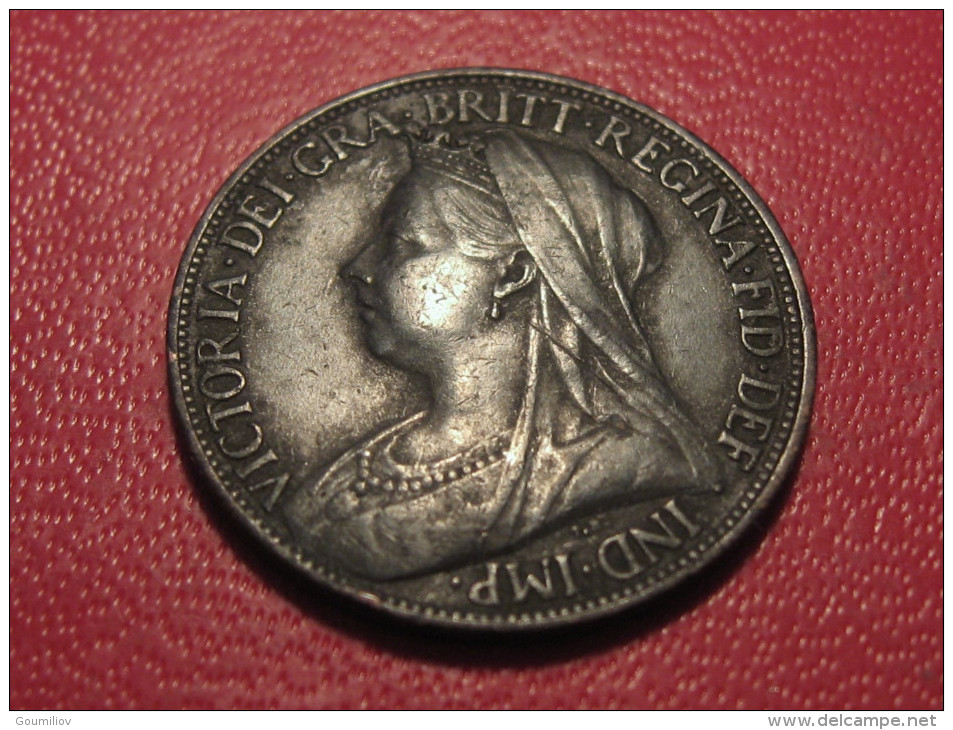 Grande-Bretagne - UK - Farthing 1901 Victoria 5987 - B. 1 Farthing