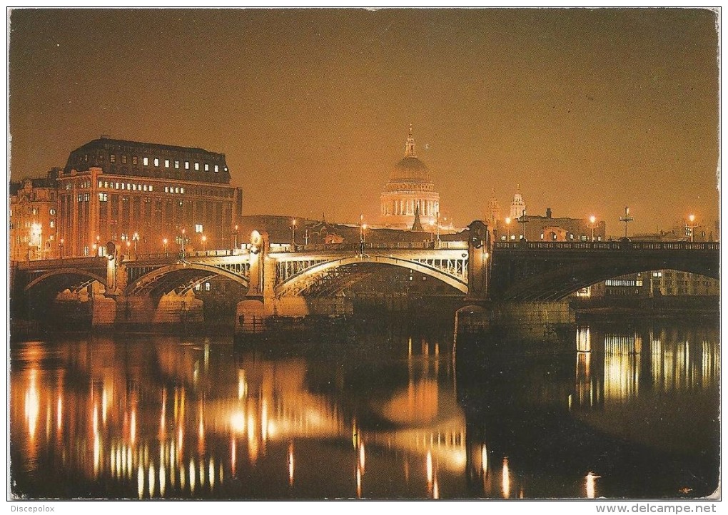 O2438 London - Saint Paul's Cathedral - Night Nuit Notte Nacht Noche / Viaggiata 1991 - St. Paul's Cathedral