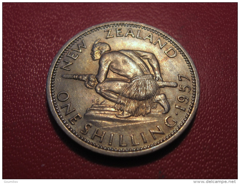 Nouvelle-Zélande - One Shilling 1957 Elizabeth II 5402 - New Zealand