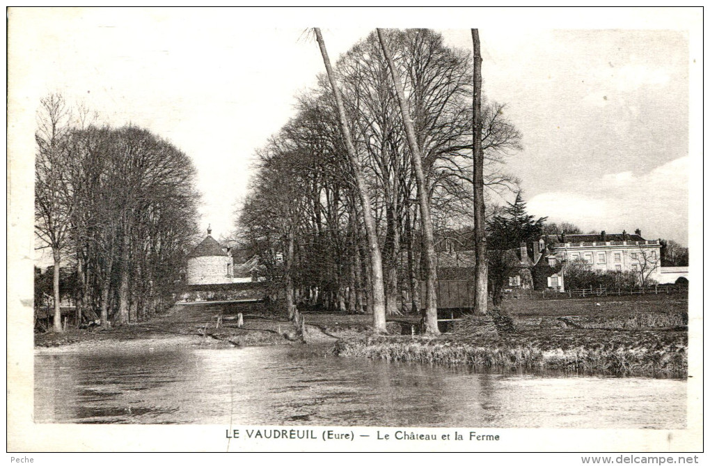 N°48650 -cpa Le Vaudreuil -le Château Et La Ferme- - Le Vaudreuil