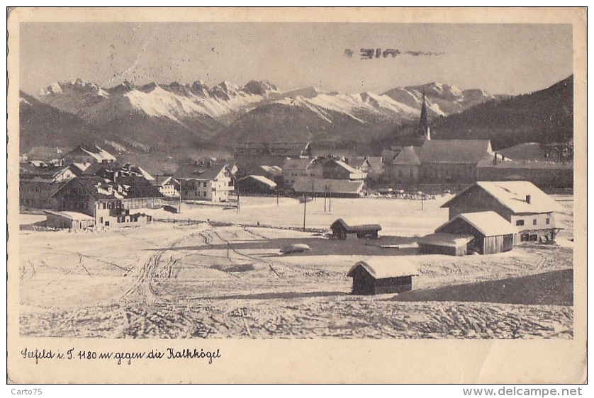 Autriche - Seefeld Gegen Die Kalkkogel - 1938 - Seefeld