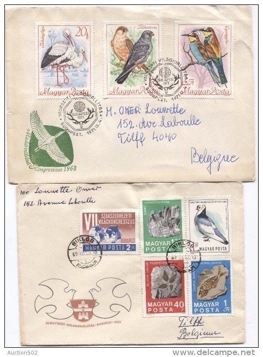 70 Lettres-Covers animaux-animals/oiseaux-birds/mammifères-mammals lot attractif PR2900