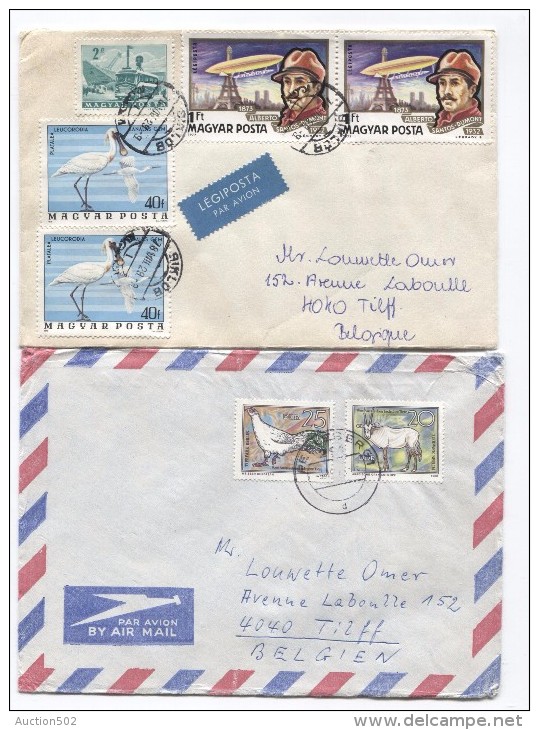 70 Lettres-Covers animaux-animals/oiseaux-birds/mammifères-mammals lot attractif PR2900