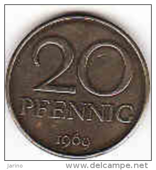 DDR - 20 Pfennig 1969 - 20 Pfennig