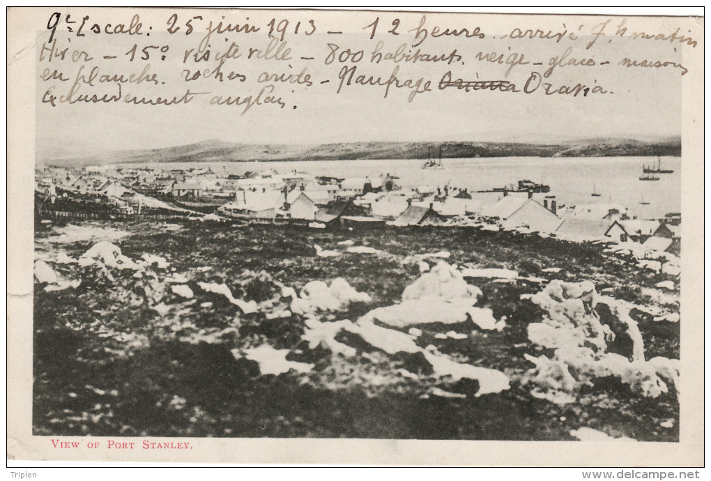 View Of Port Stanley - Isole Falkland