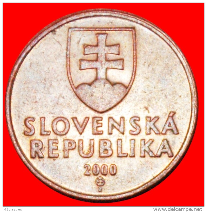 § SMALL SIZE: SLOVAKIA &#9733; 50 HALIERS 2000! LOW START &#9733; NO RESERVE!!! - Slovaquie