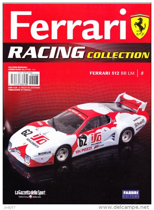 FERRARI RACING COLLECTION - N.8 - LA GAZZETTA DELLO SPORT - 2011 - Motores