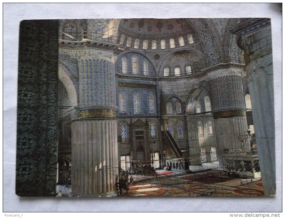 Turkey Istanbul Interior Of The Blue Mosque   A 98 - Turkey