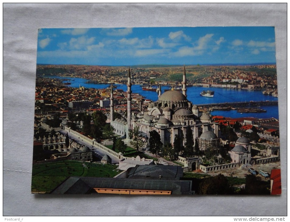 Turkey Istanbul Mosque Soliman The Magnificent And Golden Horn    A 98 - Turkey