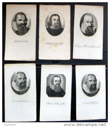 SUISSE SWITZERLAND 22 PORTRAITS GRAVES AU 19°  DES  BOURGMESTRES DE SAINT GALL  DU XVII° SIECLE - Documents Historiques