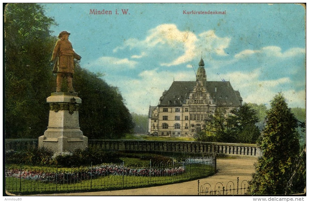 N°1297 PPP 381  MINDEN KURFURSTEDENKMAL - Menden