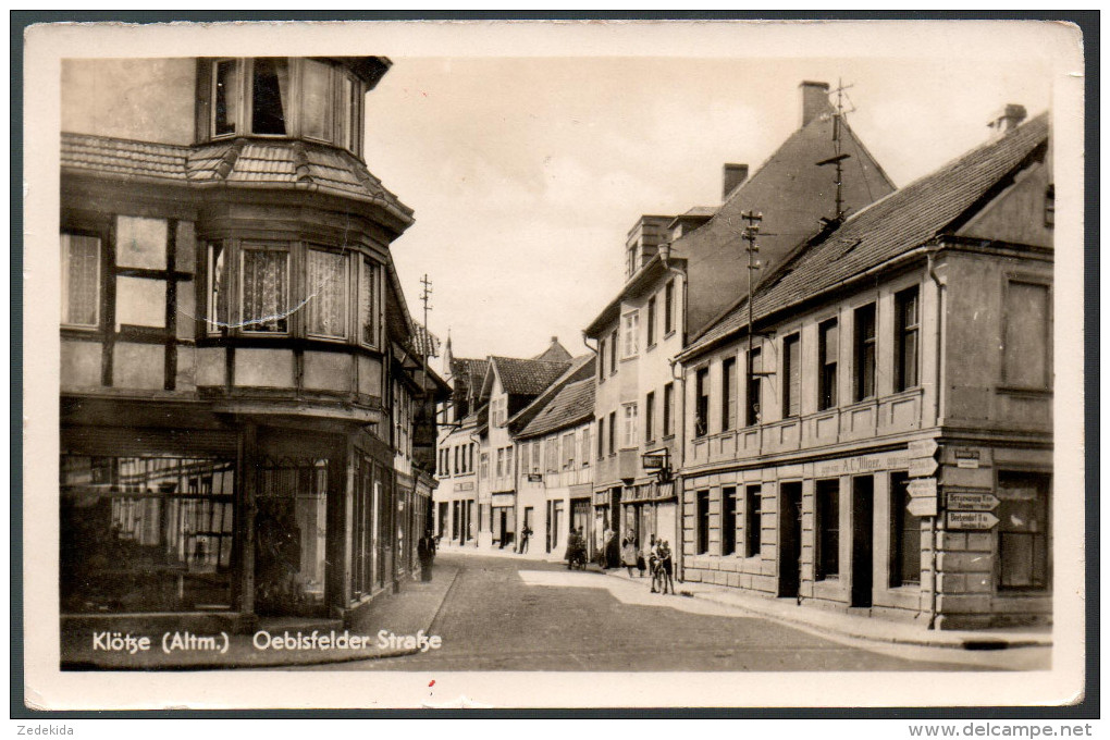 1893 - Ohne Porto - Alte Foto Ansichtskarte - Klötze Oebisfelder Straße Gel 1958 - Klötze