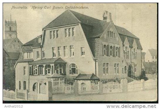Rarität Rare Neustrelitz Herzog Carl Borwin Gedächtnisheim 3.8.1914 O.Z.M. - Neustrelitz