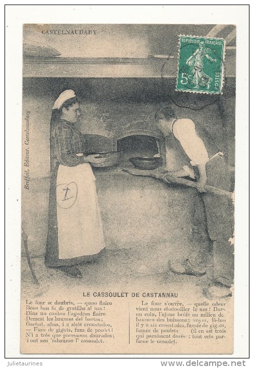 11 CASTELNAUDARY LE CASSOULET DE CASTANNAU CPA BON ETAT - Castelnaudary