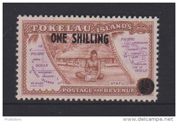 Tokelau Mi 5 Local Scenes - Surcharged In Black - Atafu - 1956 * * - Tokelau