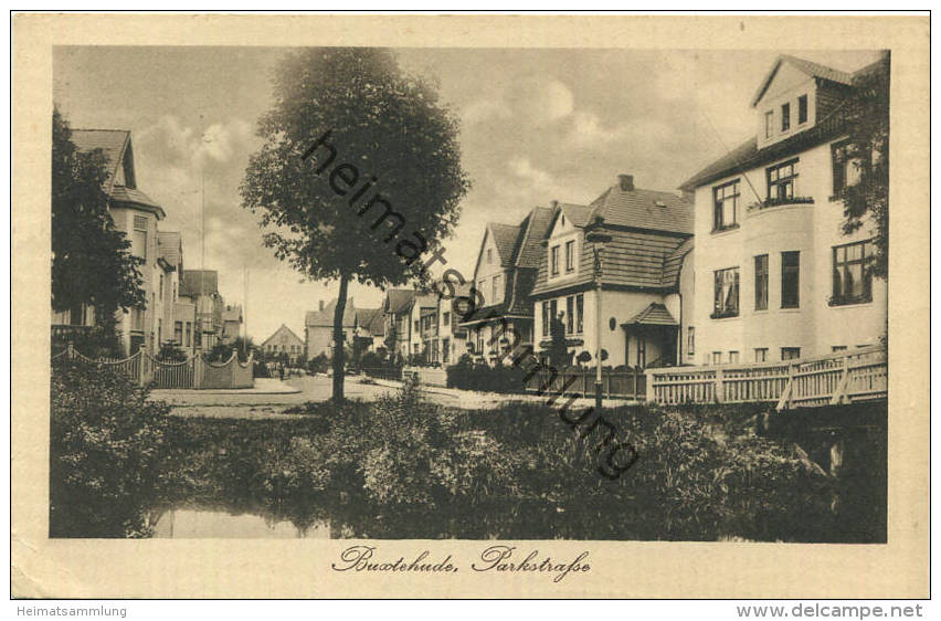 Buxtehude - Parkstraße - Verlag C. Hausmann Buxtehude Gel. 1919 - Buxtehude