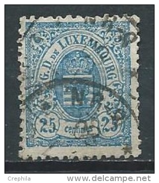 Luxembourg - 1880 - Y&T 45 - Oblitéré - 1859-1880 Stemmi