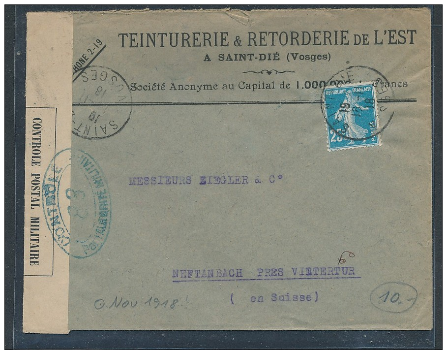 Frankreich  - Zensur Post   (be3750   ) Siehe Scan - Briefe U. Dokumente