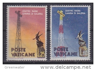 Vatican City 1959 Radio 2v ** Mnh (gum Partly Brown) (SAN040) - Ongebruikt