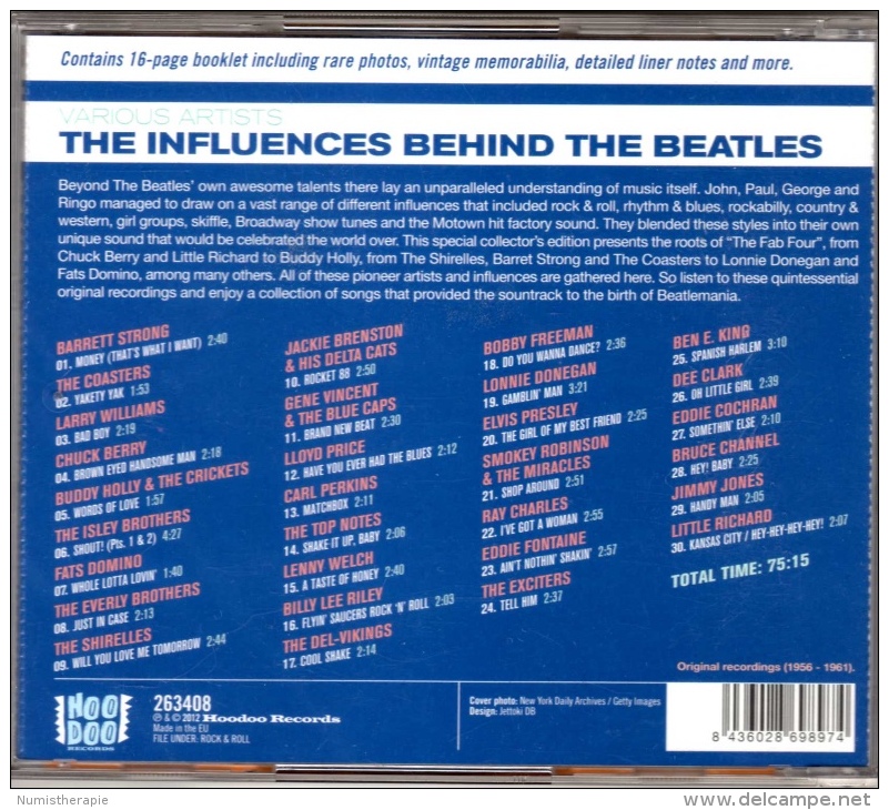 The Influences Behind The Beatles : 30 Songs 2012 - Rock