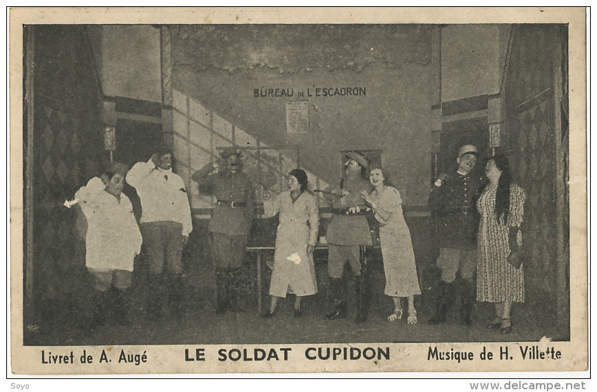 Operette Le Soldat Cupidon Livret De A. Augé Musique De H. Villette - Opéra