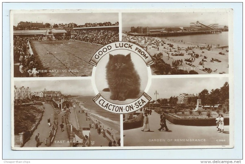 Clacton - Multiview With Black Cat - Clacton On Sea