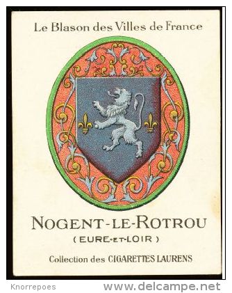 Cigarettes Laurens/Le Blason Des Villes De France : Armoiries De Nogent-le-Rotrou - Autres Marques