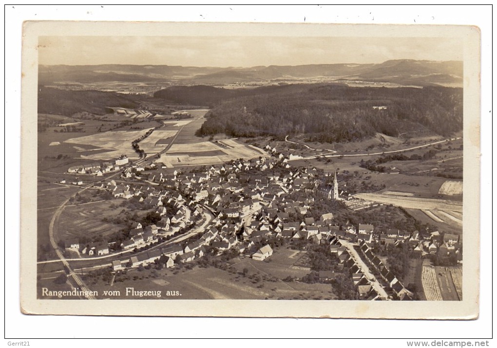 7456 RANGENDINGEN, Luftaufnahme, 30er Jahre - Balingen