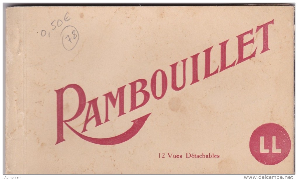 RAMBOUILLET ( 77 )  Carnet De 5  Cartes Postales Détachables . - Rambouillet (Château)