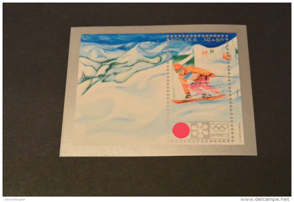 M2007- Bloc MNH Poland 1972- Olympics Sapporo - Inverno1972: Sapporo