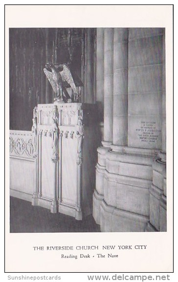 Reading Desk The Nave The Riverside Church New York City New York - Kirchen